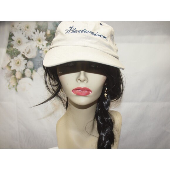 VTG Budweiser Khaki Cap/Hat Embroidered Logo Official Anheuser-Busch 2005 Unisex - Picture 2 of 5